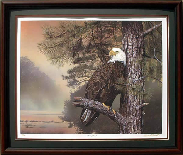 Morning Sentinel-acrylic painting by wildlife artist Danny O' Driscoll